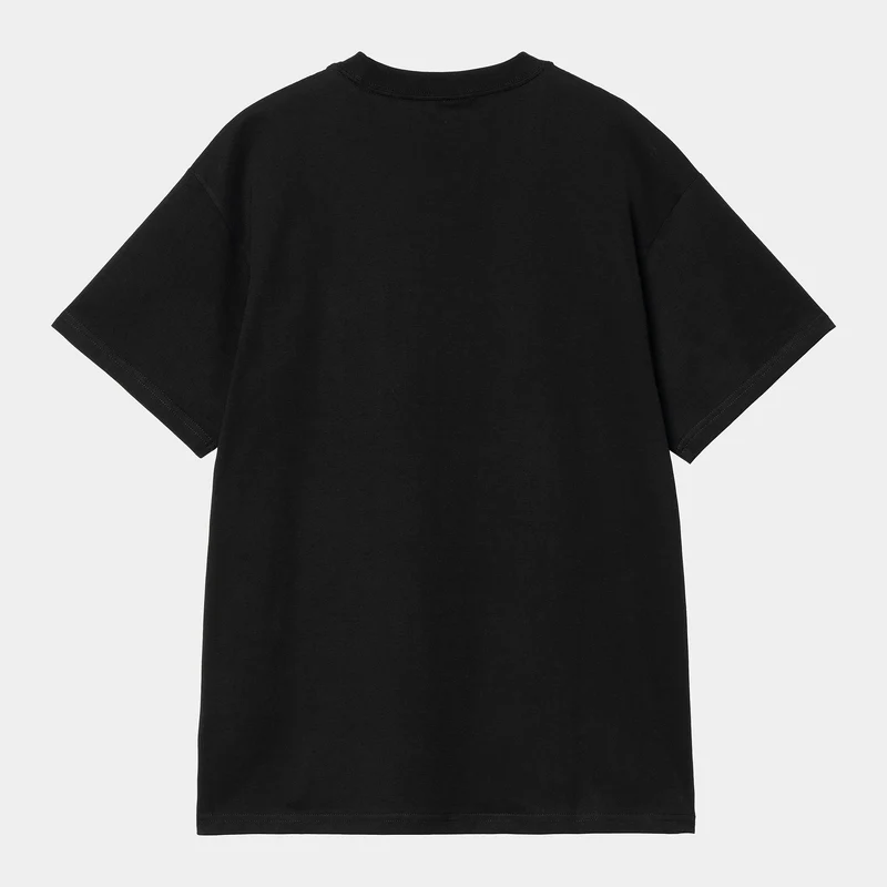 Carhartt WIP Herren Crown Pocket T-Shirt | Schwarz