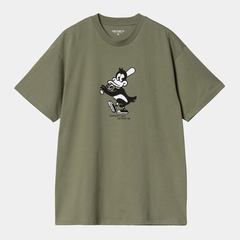 Carhartt WIP Herren Home Run T-Shirt | Dollargrün