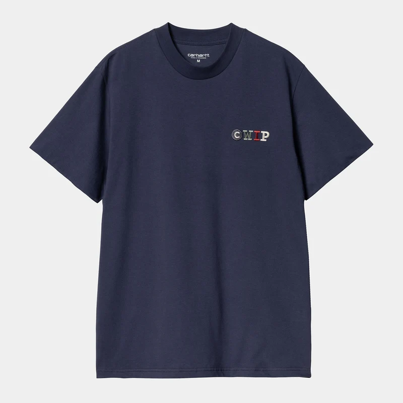 Carhartt WIP Herren Flaggen T-Shirt | Weltraum