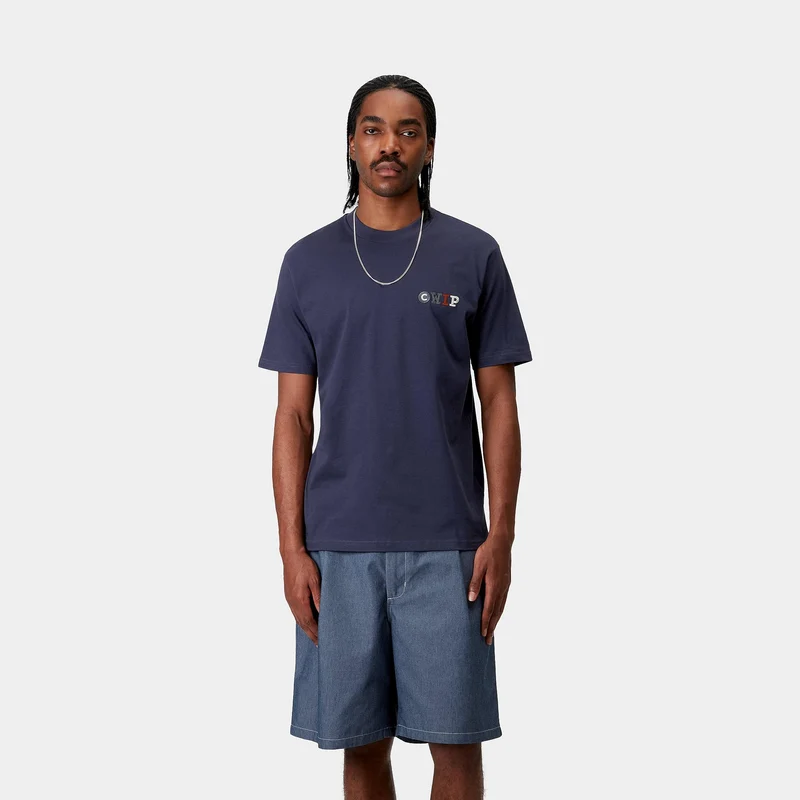 Carhartt WIP Herren Flaggen T-Shirt | Weltraum