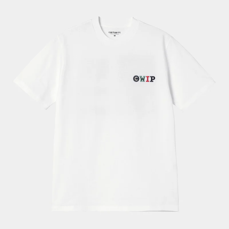 Carhartt WIP Herren Flags T-Shirt | Weiß