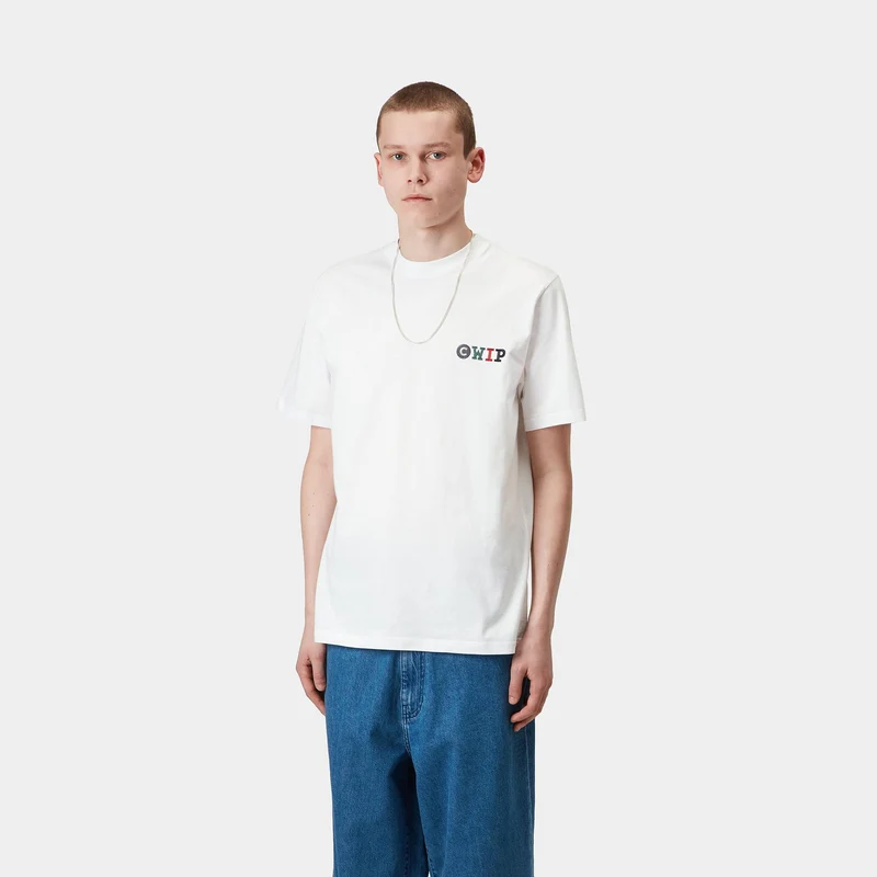 Carhartt WIP Herren Flags T-Shirt | Weiß