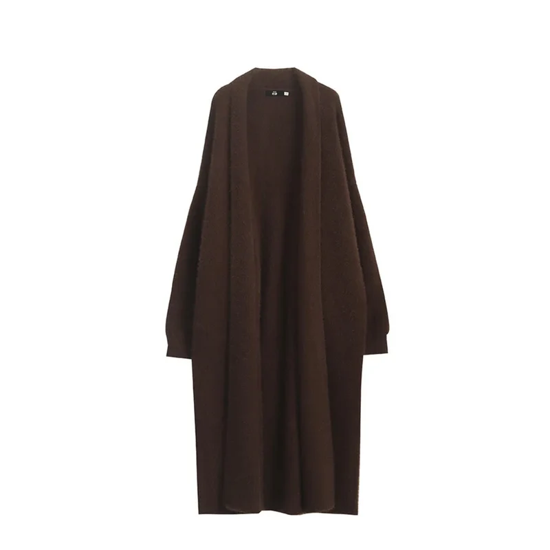 Sarah | Damen Offener Langer Mantel Stil