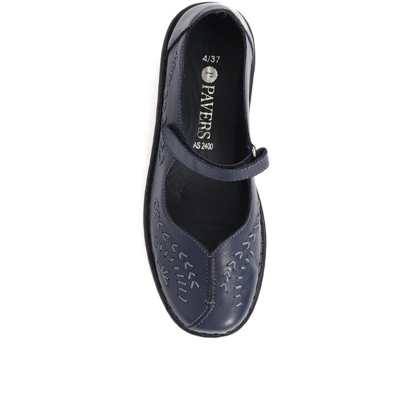 Touch-Fasten Mary Janes - AS2400 / 308 534 - Navy