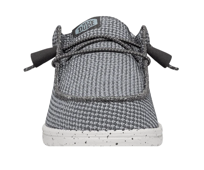 Hey Dude Wally Sport Mesh-Mokassin für Herren | Grau