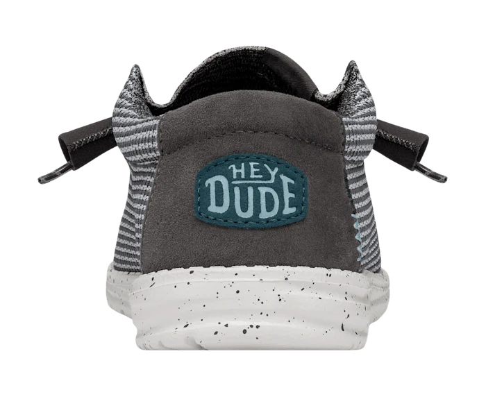 Hey Dude Wally Sport Mesh-Mokassin für Herren | Grau