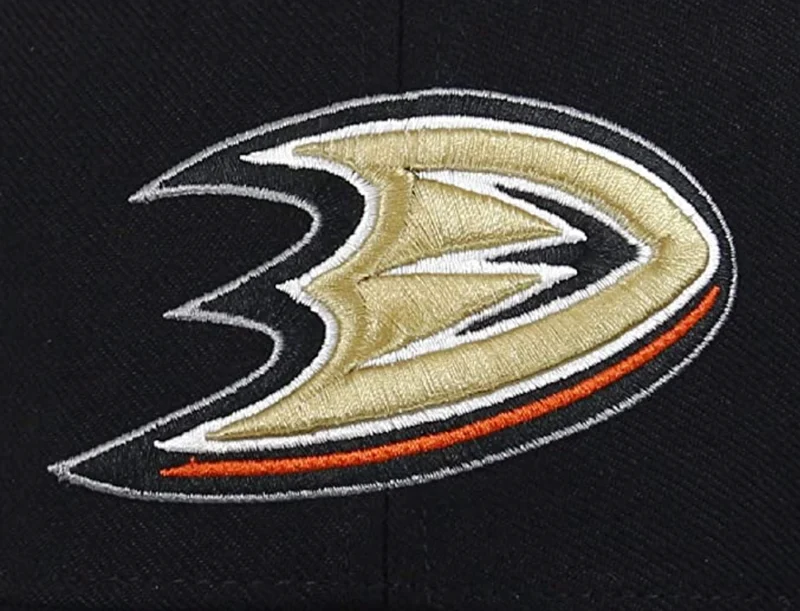 47 Brand Unisex Anaheim Ducks MVP Kappe - Schwarz / Gold