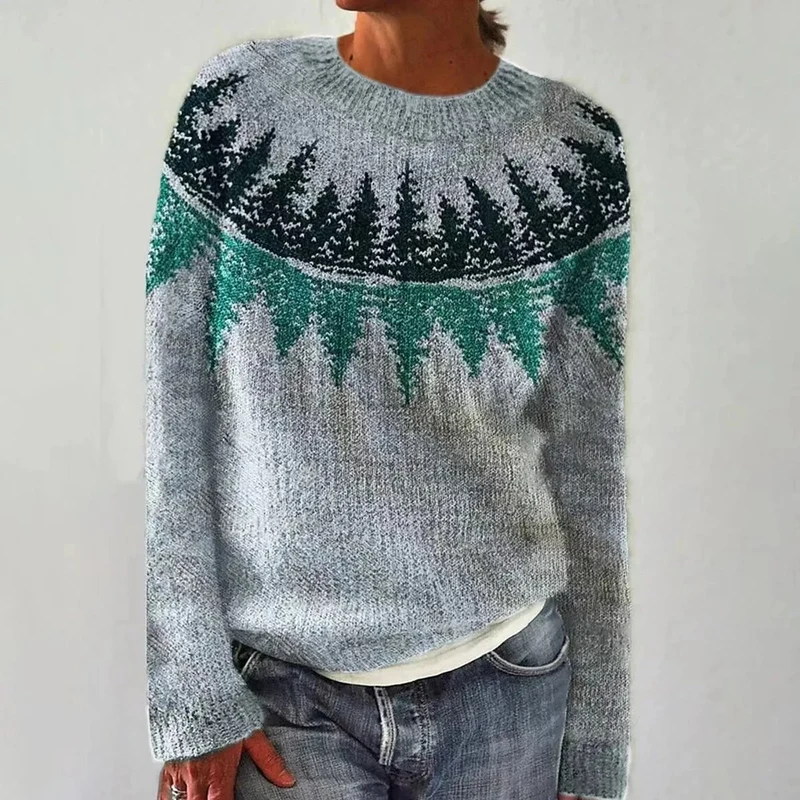 Hannah | Stilvoller Und Gemütlicher Retro-Streifenpullover Für Damen