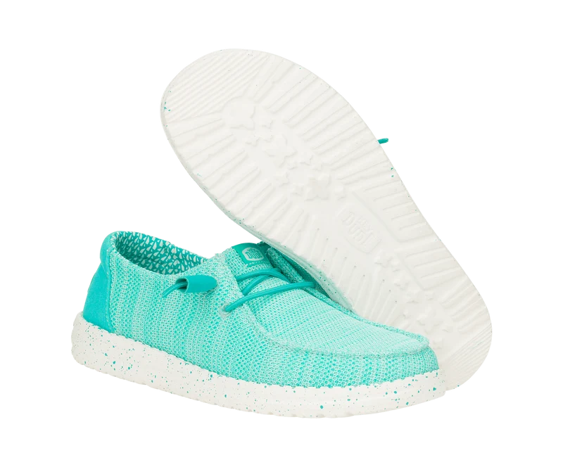 Hey Dude Damen-Stretch-Socken-Mokassin Wendy | Keramikblau