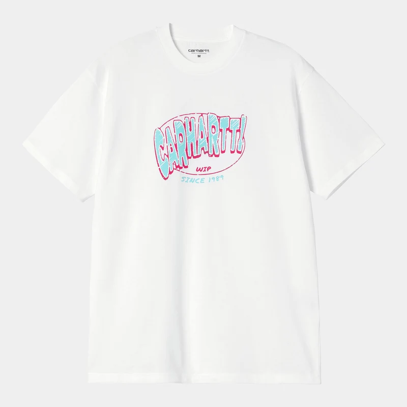 Carhartt WIP Herren Hot Script T-Shirt | Weiß