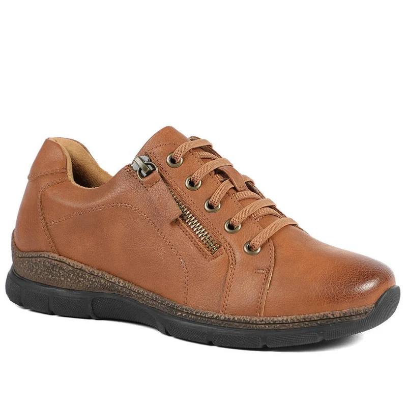 Wide Fit Casual Bungee Lace Shoes - WOIL41042 / 326 927