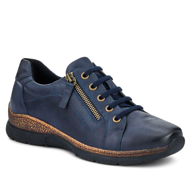 Wide Fit Casual Bungee Lace Shoes - WOIL41042 / 326 927