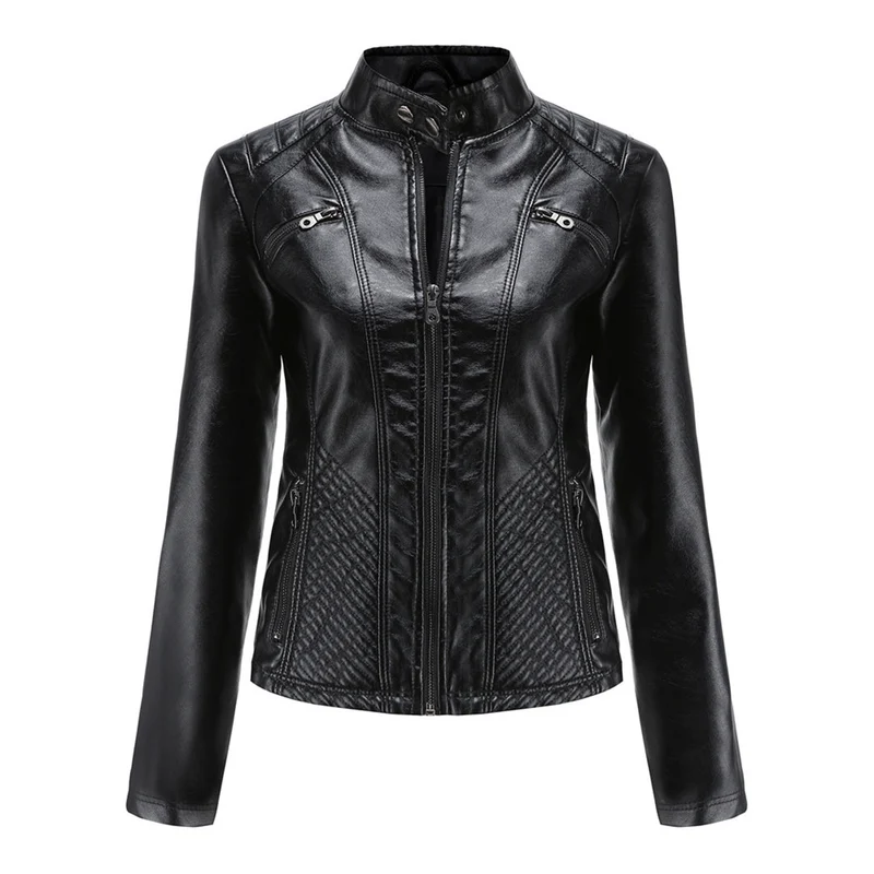 Sabine | Damen Modische Jacke mit Gesteppter Schulterpartie