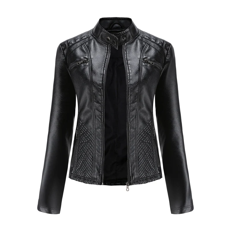 Sabine | Damen Modische Jacke mit Gesteppter Schulterpartie