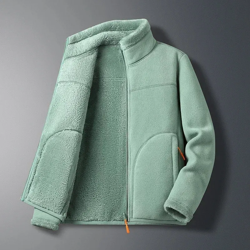 Emil | Damen Warmer Wintermantel mit Stehkragen