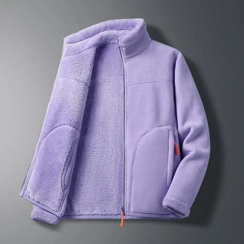 Emil | Damen Warmer Wintermantel mit Stehkragen