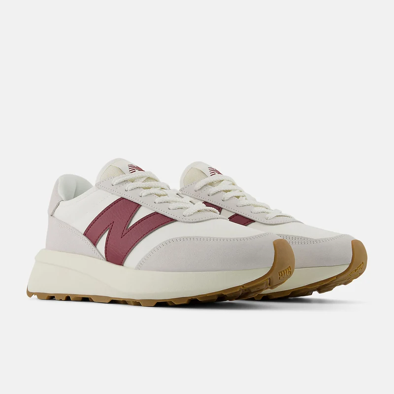 New Balance Unisex 370 Trainer | Meersalz-Karmesinrot