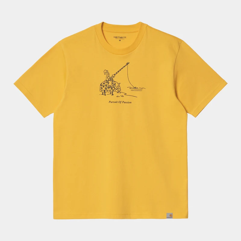 Carhartt WIP Kurzarm-Turnier-T-Shirt für Herren – Popsicle