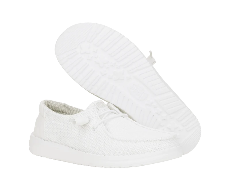 Hey Dude Damen-Mokassins „Wendy Stretch Sox“ | Weiß