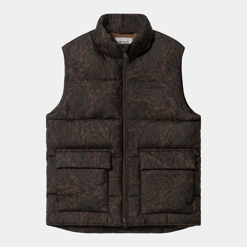 Carhartt WIP Springfield-Weste für Herren – Buckeye-Paisley-Print