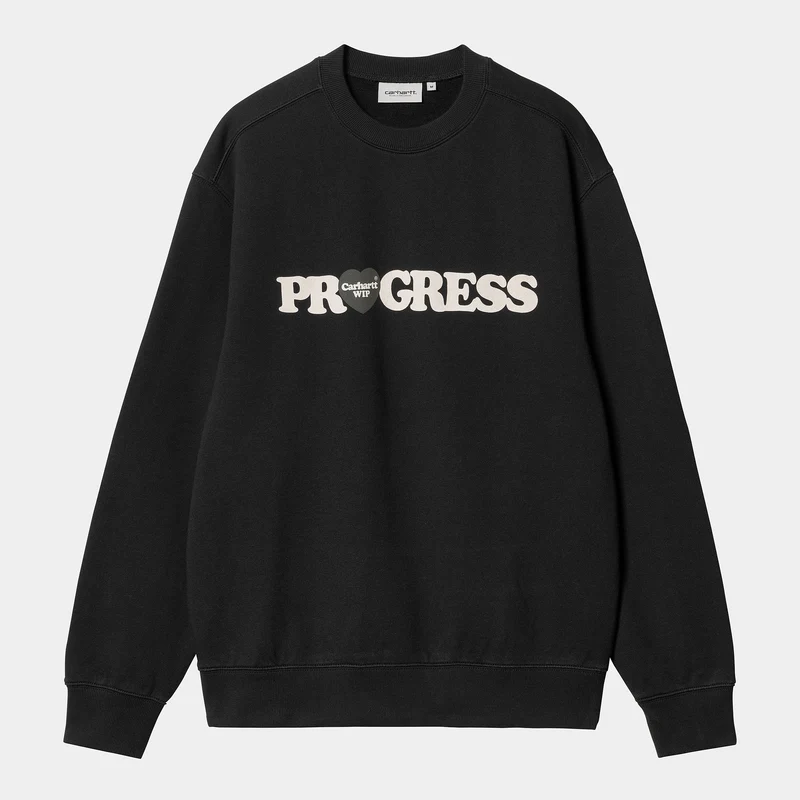 Carhartt WIP I Heart Progress Sweat-Top für Herren - Schwarz