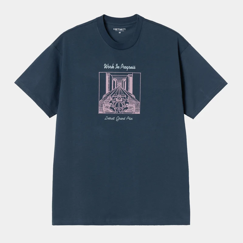 Carhartt WIP Herren Racer T-Shirt | Dunkelblau