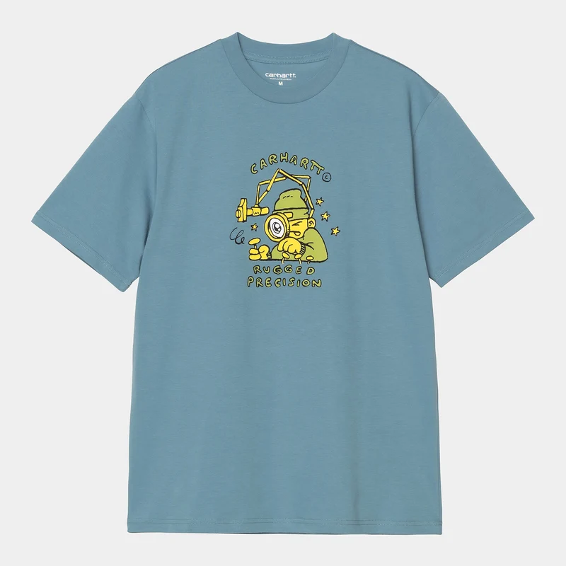 Carhartt WIP Herren Precision Work T-Shirt | Tonblau
