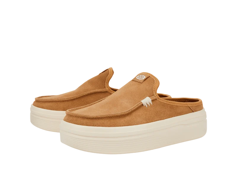 Hey Dude Austin Lift Classic Damenschuh aus Wildleder | Hellbraun