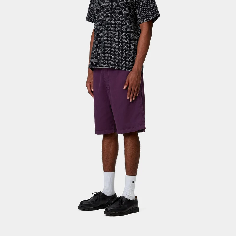 Carhartt WIP Herren Rainer Shawnee Herringbone Short | Huckleberry Garment Dyed