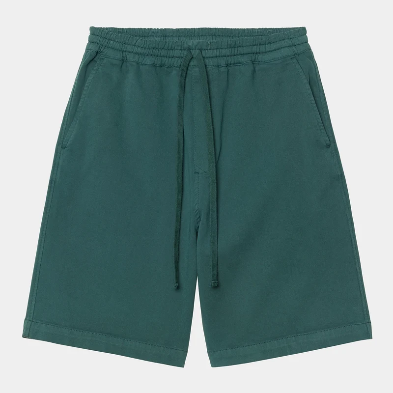 Carhartt WIP Herren Floyde Dewey Stretch Twill Shorts | Regenwald-Stückfärbung
