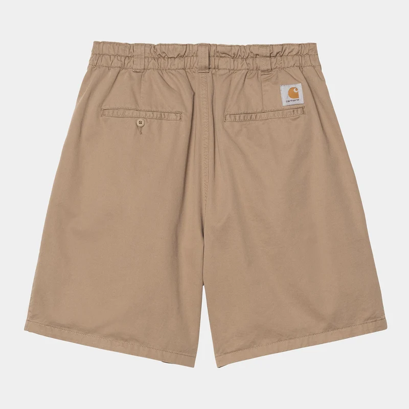 Carhartt WIP Herren Marv Lenexa Twill Short | Leder Stone Washed