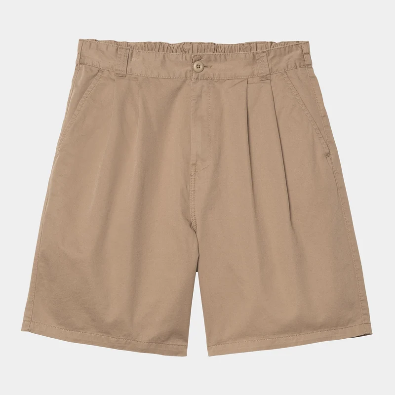 Carhartt WIP Herren Marv Lenexa Twill Short | Leder Stone Washed