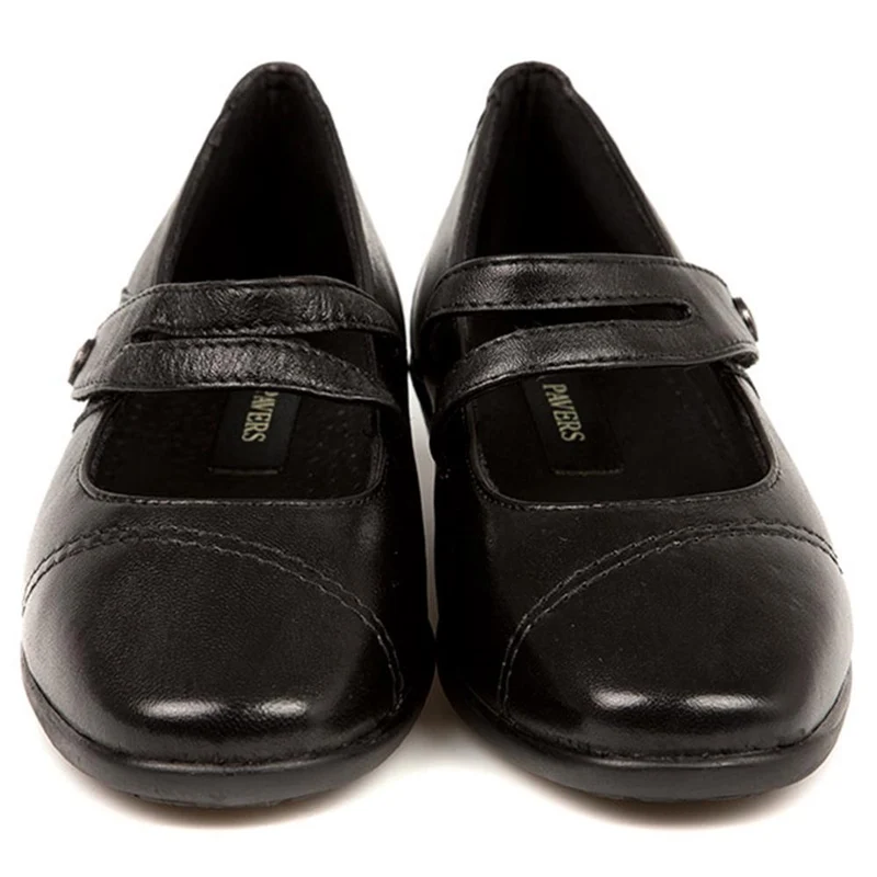 Leather Mary Janes - HSKEMP1813 / 146 313 - Black