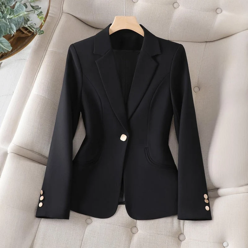 Carolin | Damen Figurbetonte Elegante Arbeitsjacke
