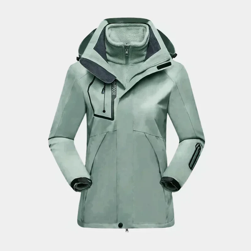 Maja | Damen Warme Winterjacke mit Kapuze