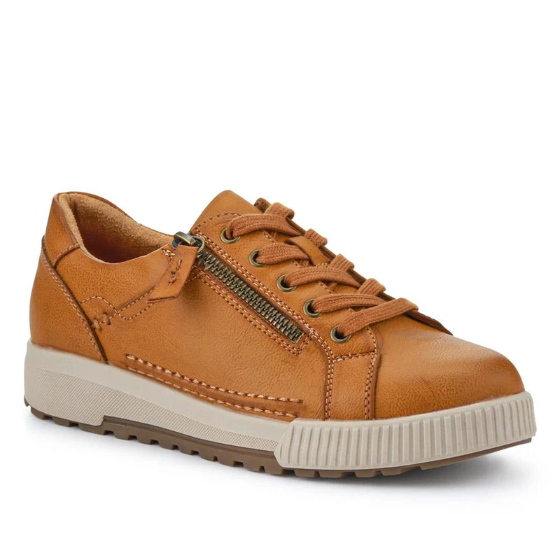 Wide Fit Zip & Lace Trainers - WBINS41019 / 326 929