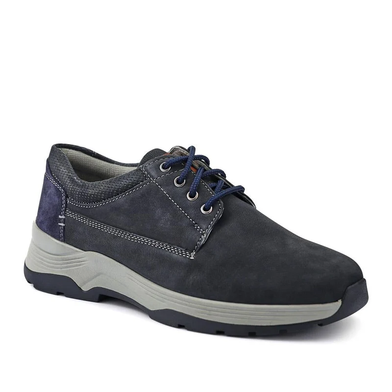 Extra-Wide Lightweight Lace-Up Shoes - GINO / 327 072
