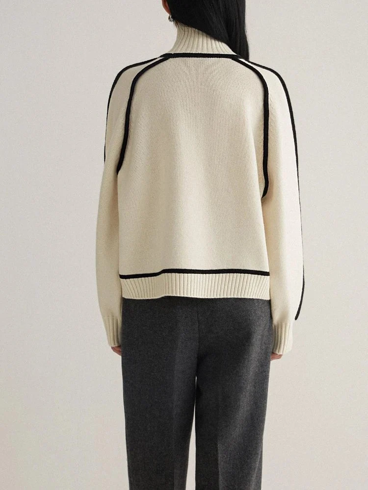 Charlotte | Moderner Und Bequemer Rollkragenpullover Für Damen