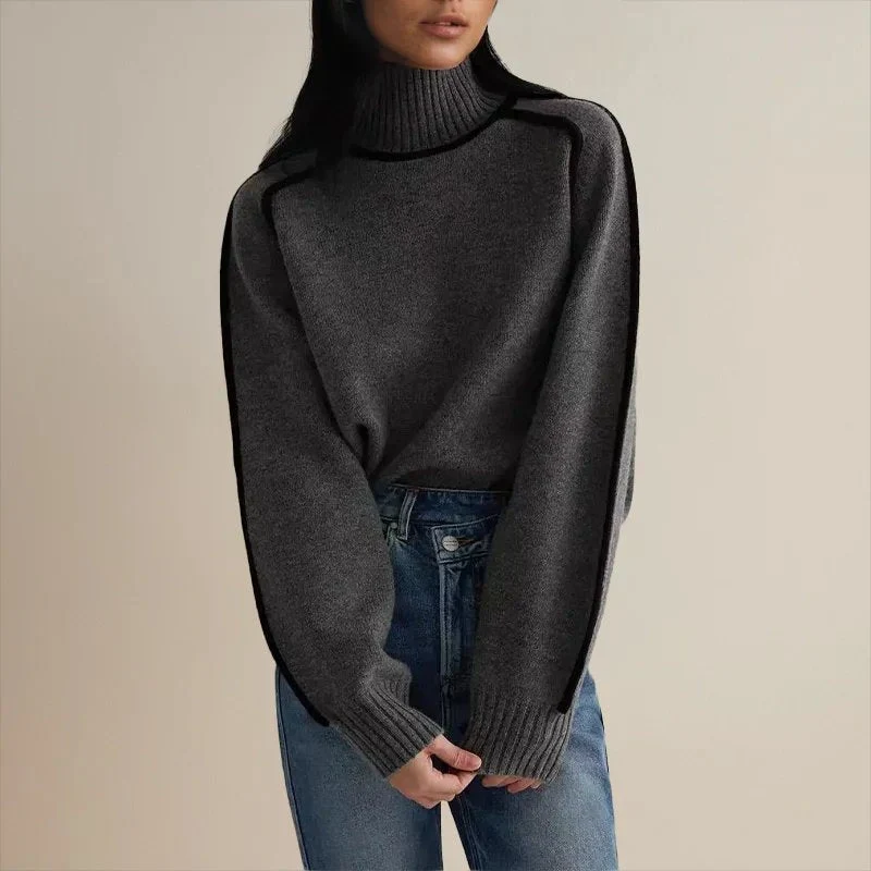 Charlotte | Moderner Und Bequemer Rollkragenpullover Für Damen