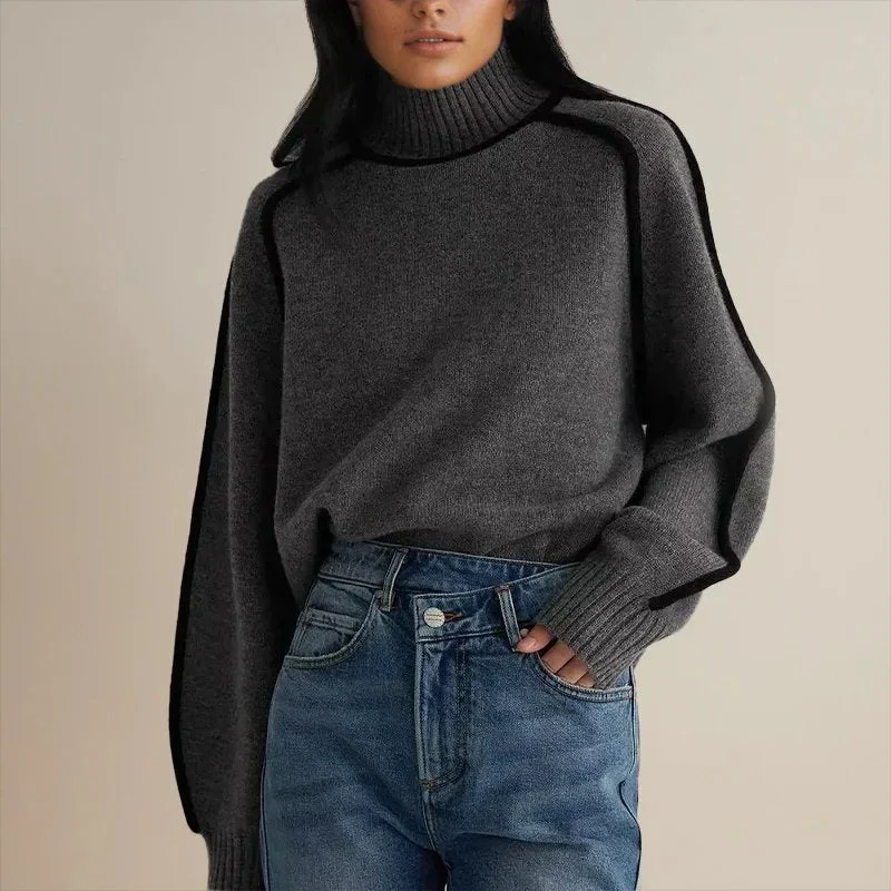 Charlotte | Moderner Und Bequemer Rollkragenpullover Für Damen