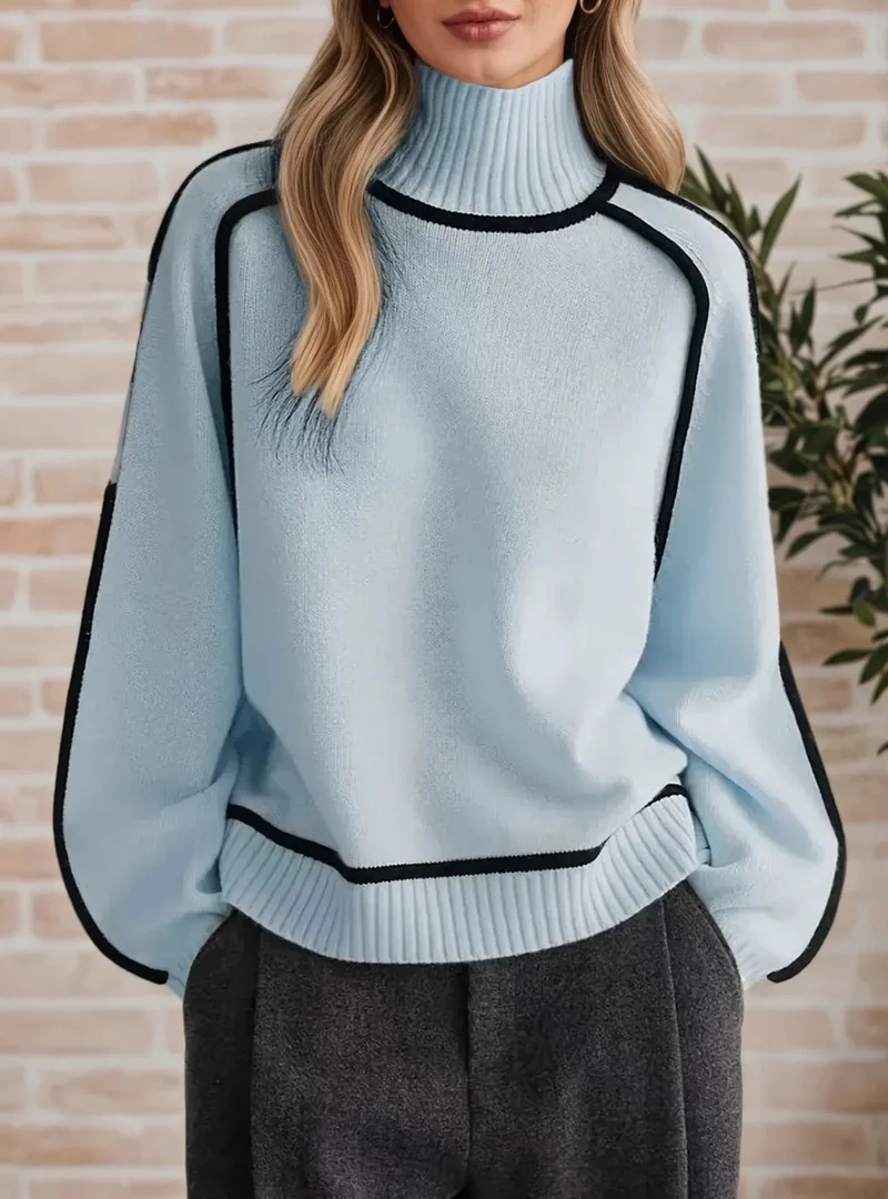 Charlotte | Moderner Und Bequemer Rollkragenpullover Für Damen