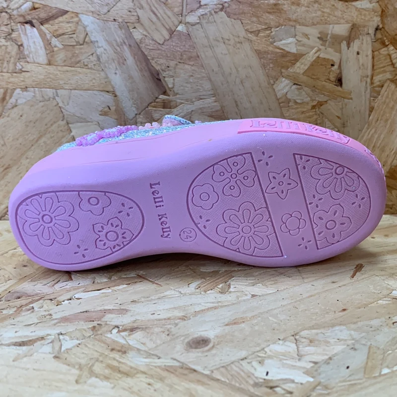 Lelli Kelly Cressida-Schuh für Kinder – Silberglitter