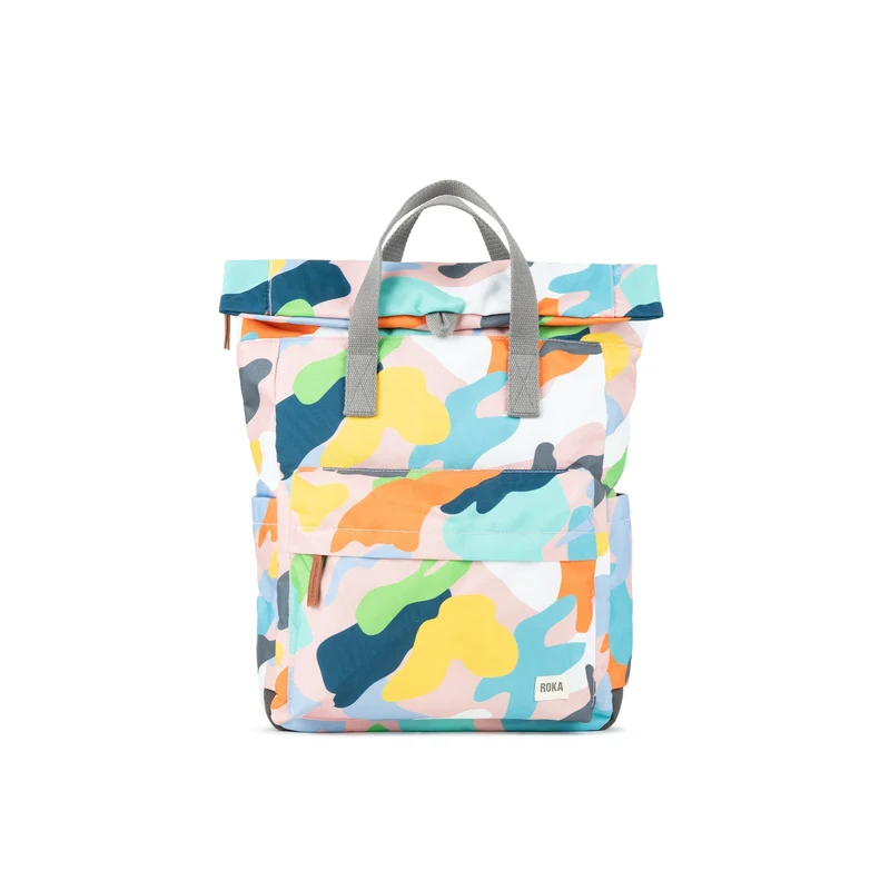 ROKA Canfield B Mellow Camo Medium Tasche aus recyceltem Canvas