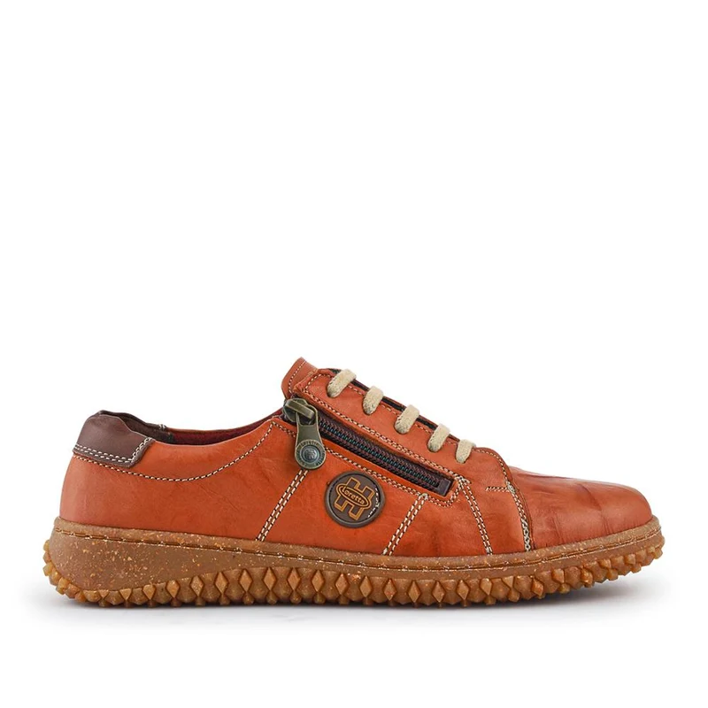 Loretta Leather Trainers - HAK38023 / 324 496 - Tan