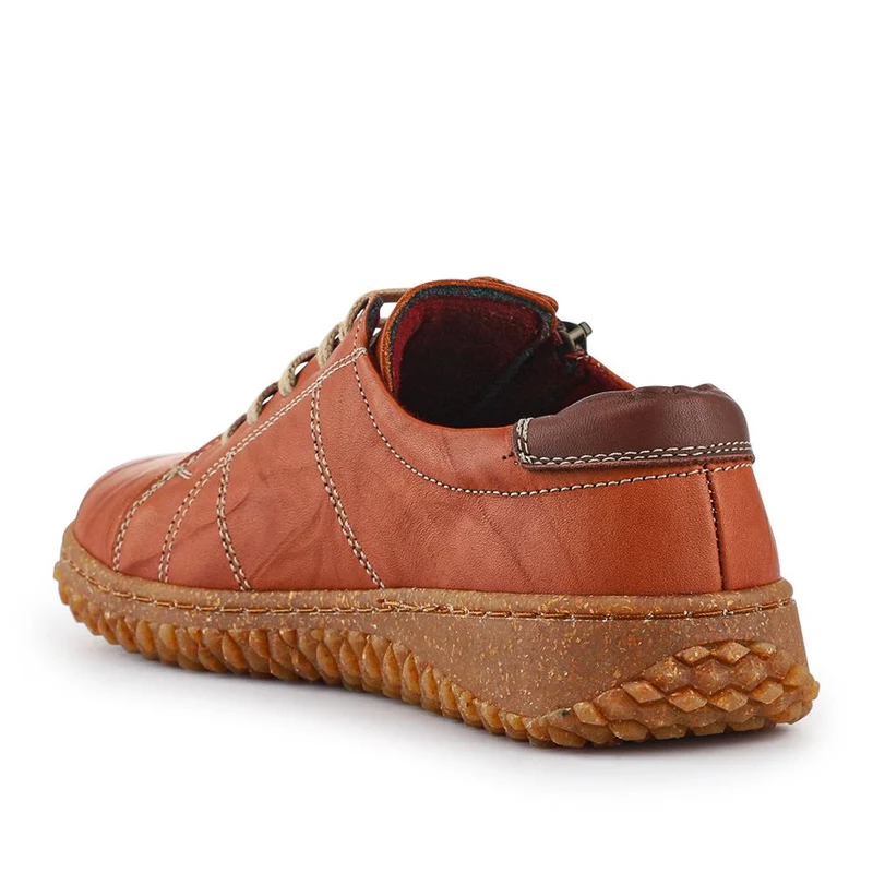 Loretta Leather Trainers - HAK38023 / 324 496 - Tan