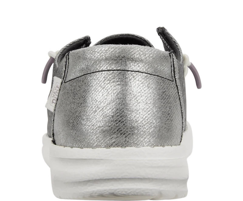 Hey Dude Damen-Mokassin Wendy Metallic Sparkle | Anthrazit