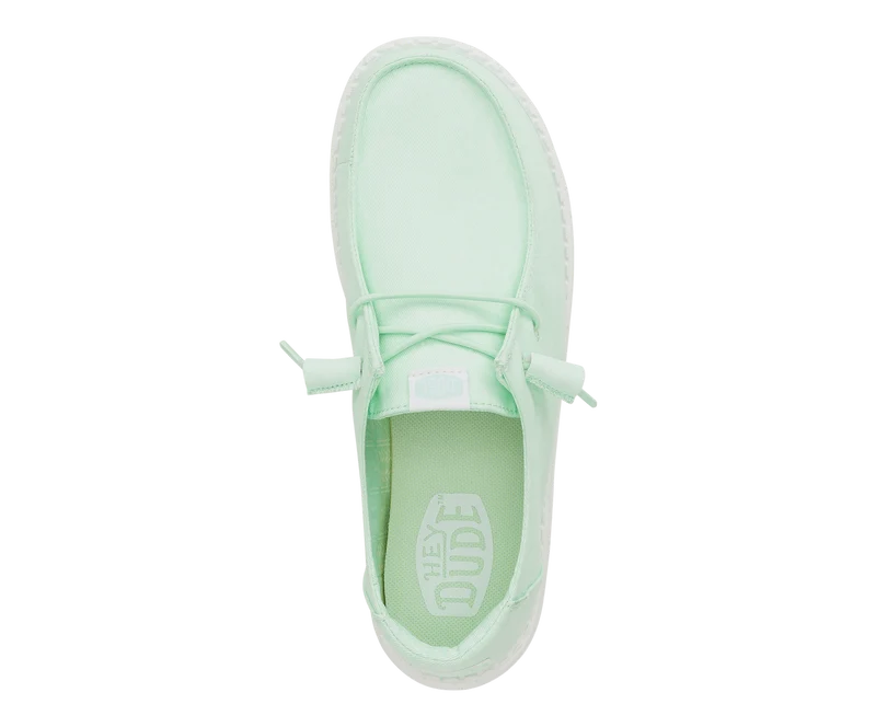 Hey Dude Damen-Mokassin Wendy aus Stretch-Canvas | Bay Blue