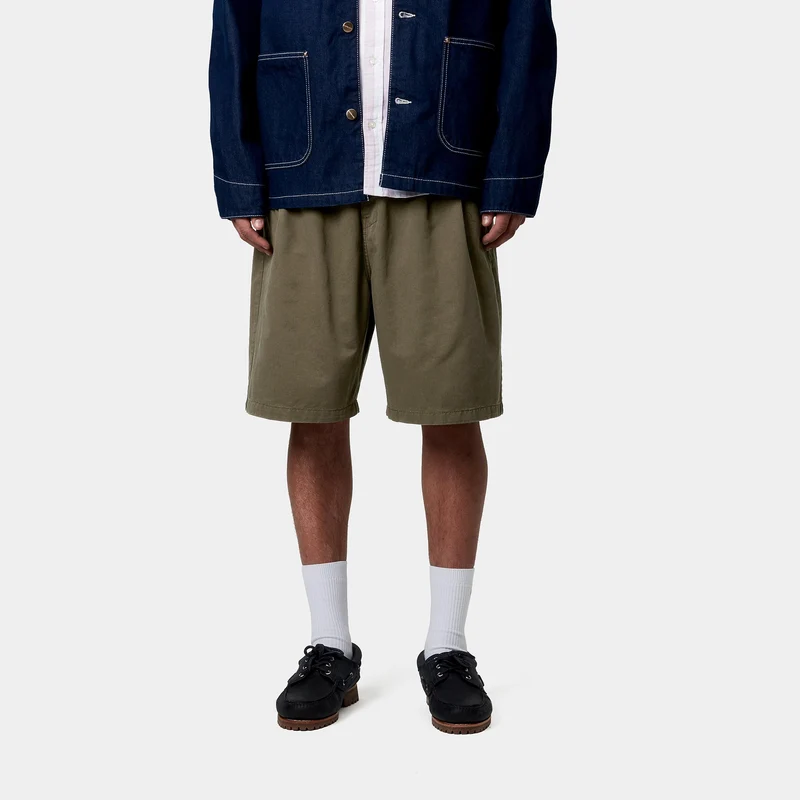 Carhartt WIP Herren Marv Lenexa Twill Shorts | Turtle Stone Washed