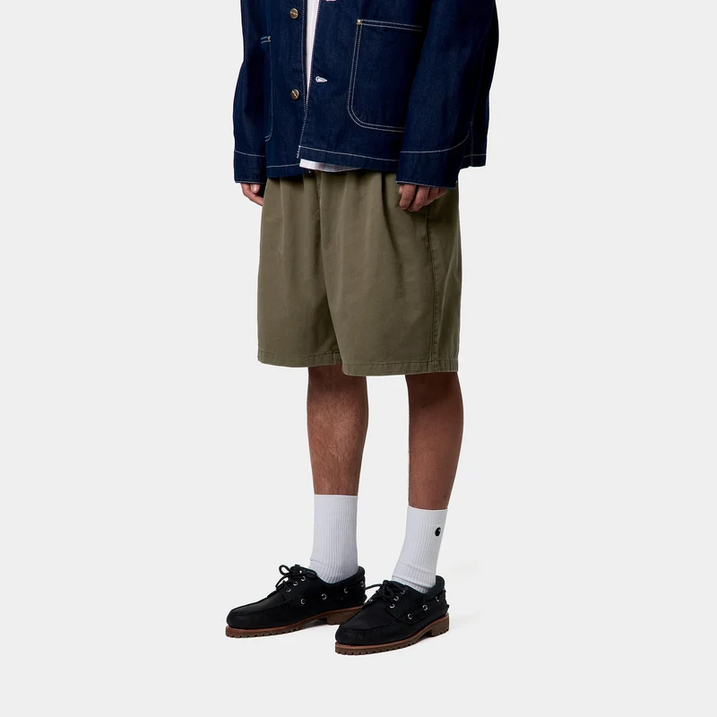 Carhartt WIP Herren Marv Lenexa Twill Shorts | Turtle Stone Washed