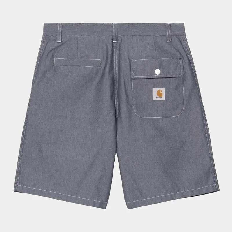 Carhartt WIP Herren Blake Short | Blau gespült